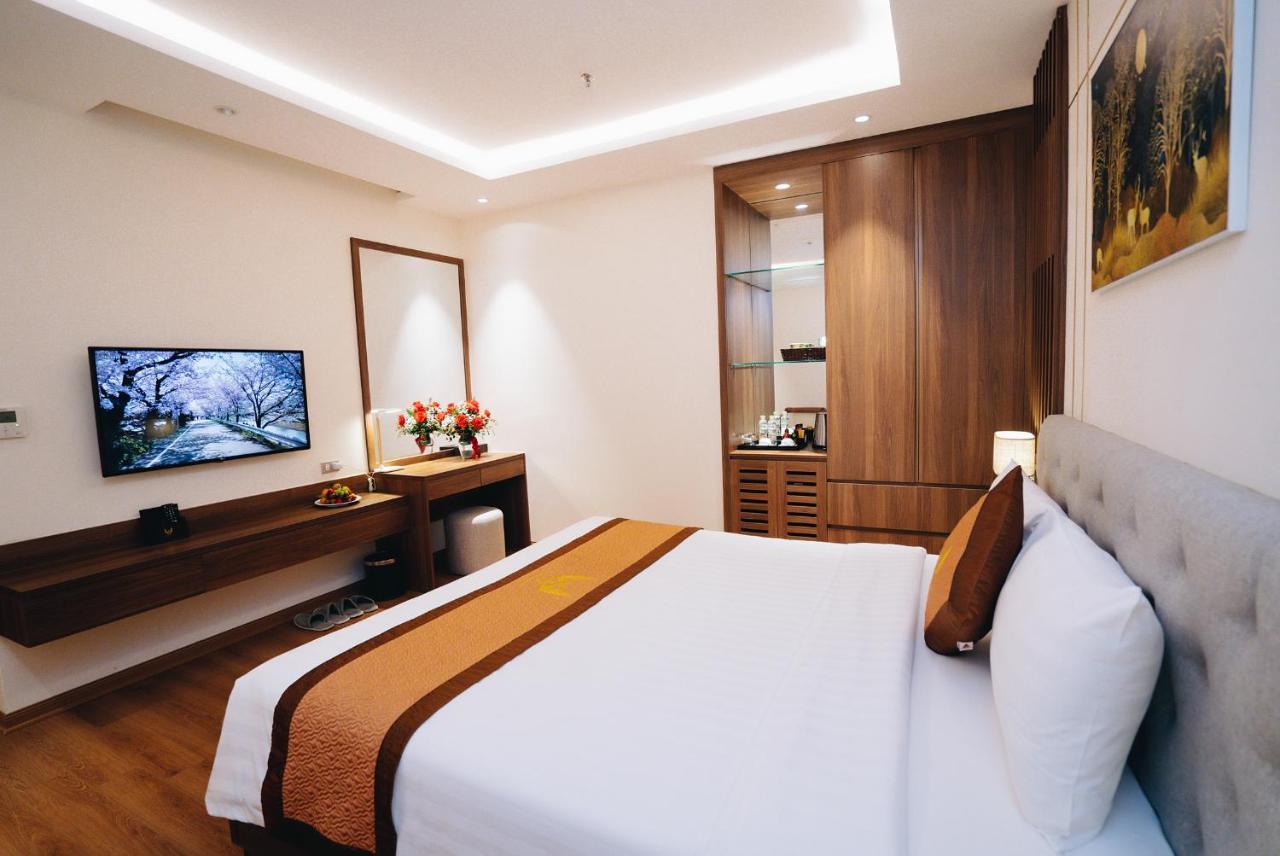 Manh Quan Luxury Hotel Vinh Yen Esterno foto