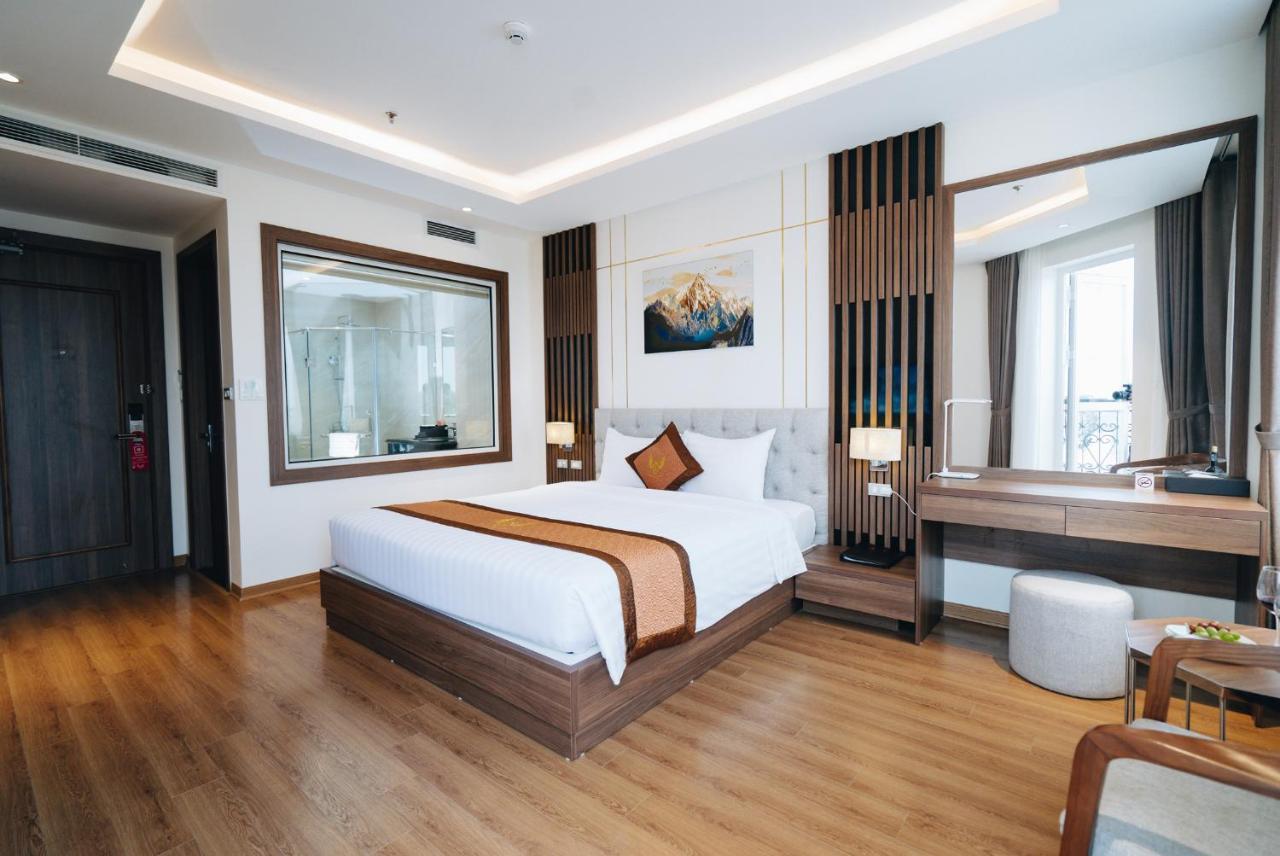 Manh Quan Luxury Hotel Vinh Yen Esterno foto