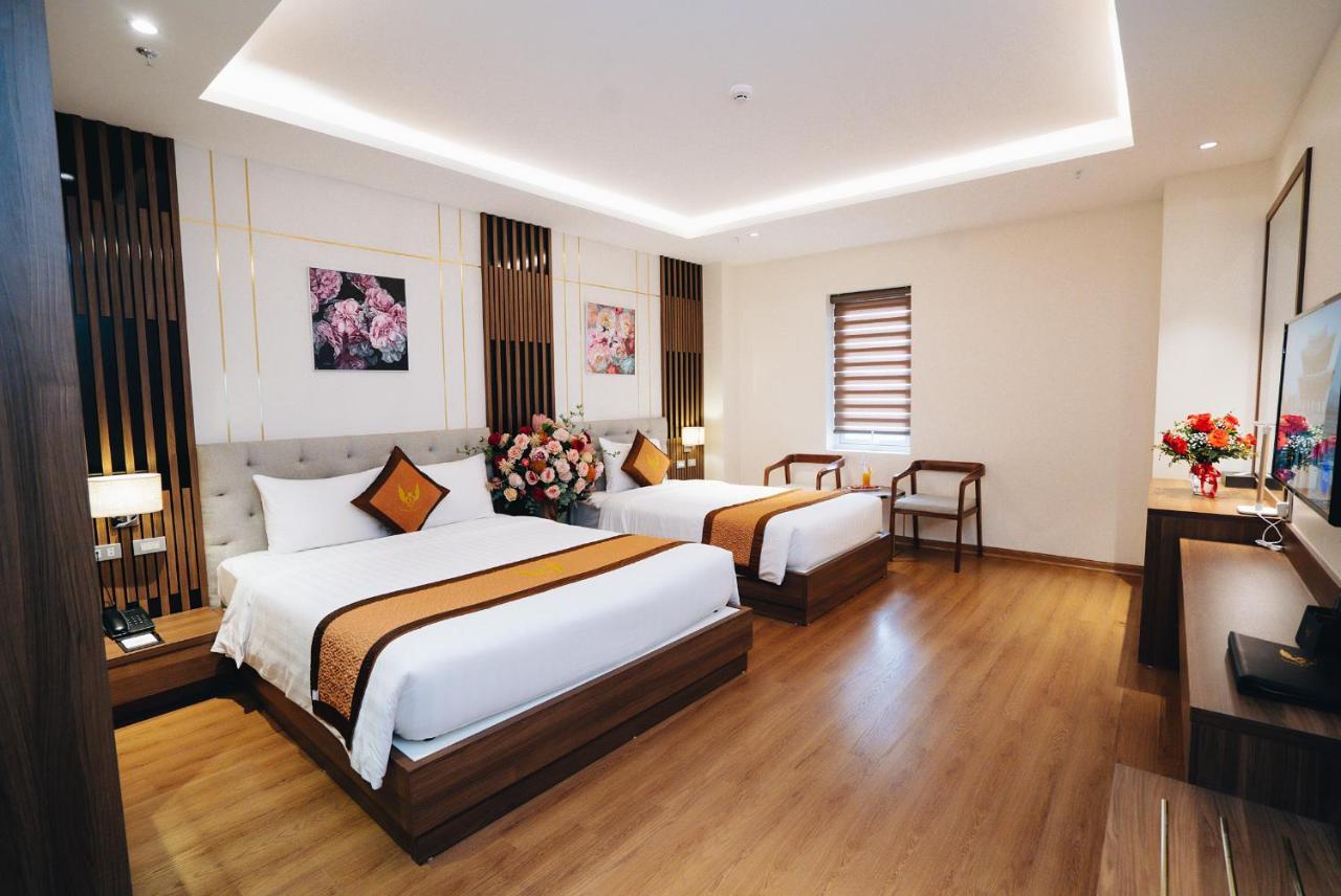 Manh Quan Luxury Hotel Vinh Yen Esterno foto