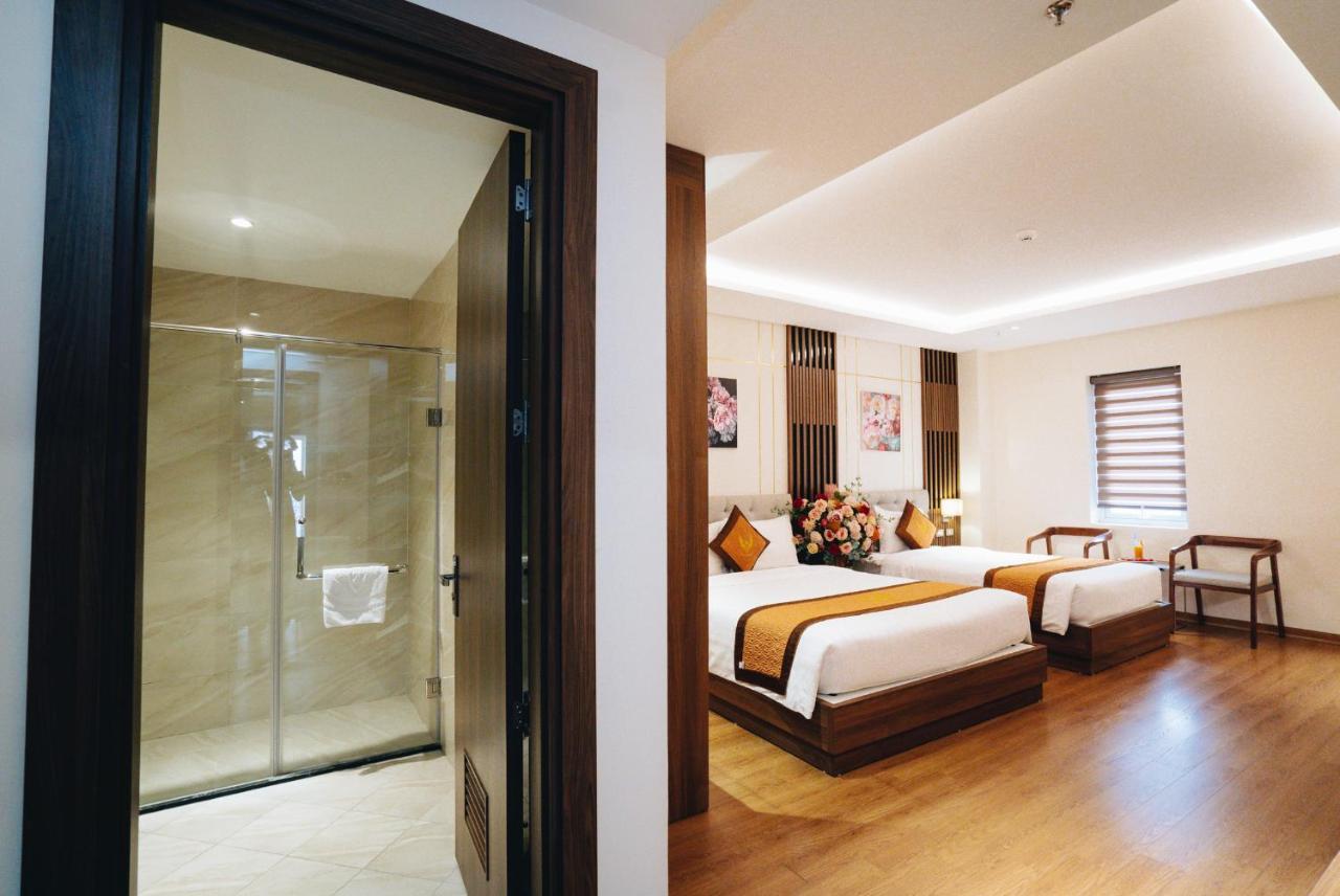Manh Quan Luxury Hotel Vinh Yen Esterno foto